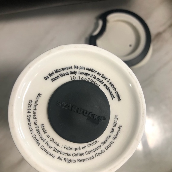 Starbucks mug with ceramic lid - Picture 4 of 4